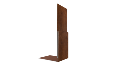 Планка приемная оконная 0,45 Print-Double Premium Golden Wood Intense F (2м)