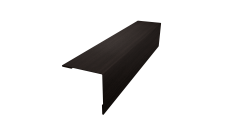 Планка завершающая 50х50 для забора жалюзи Milan Grand Line 0,45 Print Elite Coffee Wood TwinColor (3м)