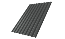 Профнастил С20A Grand Line 0,5 Satin RAL 7016 антрацитово-серый