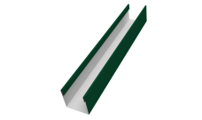 Стойка жалюзи Milan Slim 0,7 PE RAL 6005 зеленый мох (1,8м)