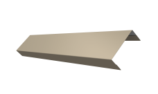 Ламель лицевая 50 забора жалюзи Texas 0,5 Satin RAL 1015 светлая слоновая кость