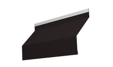 Ламель забора жалюзи Milan new Grand Line 0,5 PurLite Matt с пленкой RAL 9005 черный