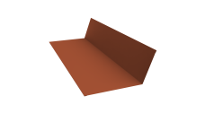 Планка примыкания 150х250 0,5 Velur X RAL 8004 терракота (2м)