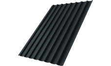 Профнастил С20B Grand Line 0,5 Rooftop Бархат RAL 7016 антрацитово-серый