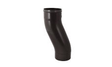 S-обвод 90мм RAL 8019