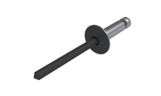 Заклёпка вытяжная Daxmer 4,8х21х14 (200шт) нерж/нерж RAL 9011