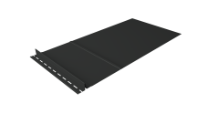 Элемент обхода Кликфальц Pro Grand Line левый 0,5 Rooftop Бархат RAL 7016 антрацитово-серый