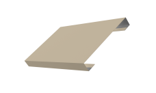 Ламель лицевая 150 забора жалюзи Texas Grand Line 0,45 Drap TX RAL 1015 светлая слоновая кость