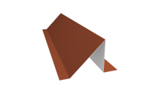 Планка снегозадержания малая 0,45 Drap TX RAL 8004 терракота (2м)