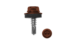 Саморез по металлу Daxmer 5,5х19 RAL 8004 (250) сверло №3