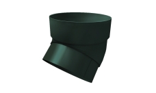 Колено трубы 45 град. ПВХ Grand Line зелёный (RAL 6005)