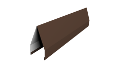 Ламель забора жалюзи Tokyo 0,5 Satin RAL 8017 шоколад