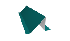 Планка снегозадержания малая Grand Line 0,45 PE с пленкой RAL 5021 водная синь (3м)