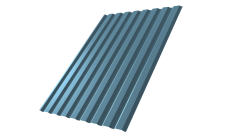 Профнастил С20A Grand Line 0,45 Drap TX с пленкой RAL 5024 пастельно-синий