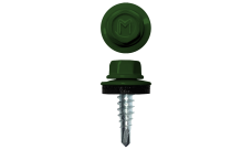 Саморез по металлу Daxmer 4,8х19 (400шт) сверло №2 RAL 6002