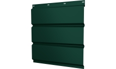 Софит металлический Классик v01 Grand Line без перфорации 0,5 Satin Matt TX с пленкой RAL 6005 зеленый мох