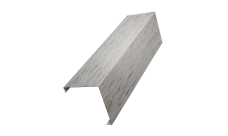 Декоративная накладка на столб универсальная угловая 62х55 для забора жалюзи 0,45 Print Elite Snow Wood TwinColor (2м)