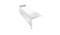 Планка торцевая сегментная 30мм Grand Line Левая 0,45 Drap TX RAL 9003 сигнальный белый