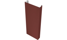 Полустолб для С8,С10 0,5 Satin с пленкой RAL 3009 оксидно-красный (L1,5)