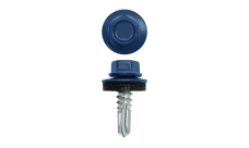 Саморез по металлу 5,5х19 (250шт) сверло №3 RAL 5010