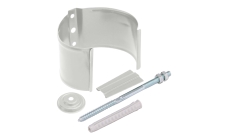 Кронштейн трубы на кирпич Grand Line PU 90 мм RAL 9003 сигнальный белый