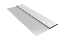 Планка стартовая Блок-Хаус new Grand Line 0,45 Drap TX RAL 9003 сигнальный белый (2м)