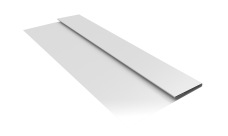 Планка стартовая Блок-Хаус новый Grand Line 0,45 ПЭ двухсторонний с пленкой RAL 9003 сигнальный белый (3м)