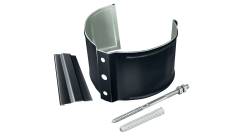 Кронштейн трубы на кирпич Grand Line PE 90 мм RAL 7024 мокрый асфальт