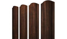 Штакетник Круглый фигурный 0,45 Print-Double Premium Cherry Wood Dark F