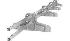 Снегозадержатель Стандарт Т4 d 25 RAL 7004 (3м)