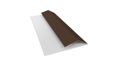 Планка финишная Блок-Хаус новый Grand Line 0,5 PurPro матовый RAL 8017 шоколад (2м)