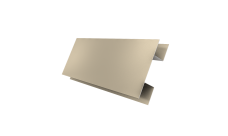 Планка H-образная стыковочная сложная 0,45 Drap TX RAL 1015 светлая слоновая кость (2м)