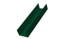 Стойка для забора жалюзи Milan,Tokyo Grand Line 0,45 PE-Double RAL 6005 зеленый мох (1,8м)