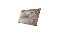 Блок-хаус новый Grand Line 0,45 Принт Элит с пленкой Королевский камень TwinColor