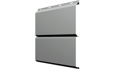 ЭкоБрус 0,345 Grand Line 0,45 PE с пленкой RAL 9006 бело-алюминиевый