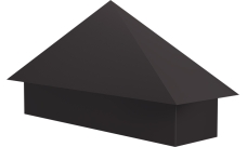 Колпак на полустолб для С8,С10 0,5 PurPro Matt 275 с пленкой RR 32 темно-коричневый