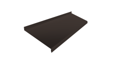 Отлив простой 250 Grand Line 0,5 PurPro матовый RR 32 темно-коричневый (2м)