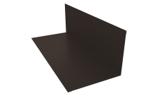 Планка примыкания 130х160 Grand Line 0,5 Rooftop Бархат RR 32 темно-коричневый (3м)