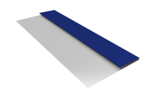 Планка стартовая Блок-Хаус новый Grand Line 0,45 ПЭ с пленкой RAL 5002 ультрамариново-синий (2м)