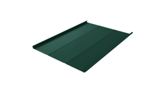 Фальц двойной стоячий Line Grand Line 0,5 Satin с пленкой на замках RAL 6005 зеленый мох