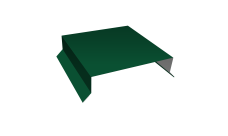 Парапетная крышка прямая 150мм Grand Line 0,45 Drap ТХ RAL 6005 зеленый мох (2м)