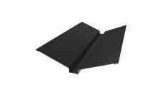 Планка ендовы верхней 115х30х115 Grand Line 0,5 Сатин с пленкой RAL 7016 антрацитово-серый (2м)