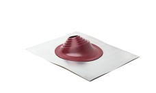 Проходной элемент MF угловой №1 (75-200мм) +185 EPDM (металлический неокрашенный фланец) красный