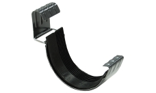 Соединитель желоба Grand Line ПЭ 125мм RAL 7024 мокрый асфальт