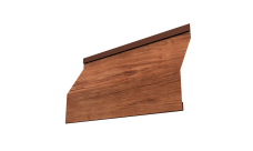 Ламель забора жалюзи Milan Slim 0,45 Print Premium Rowan Wood Intense FTC