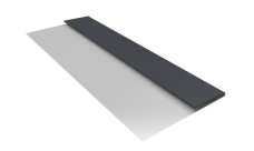 Планка стартовая Блок-Хаус new Grand Line 0,45 Drap RAL 7024 мокрый асфальт (3м)