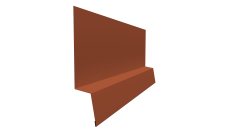 Планка начальная фальц 0,5 Satin Matt TX RAL 8004 терракота (2м)