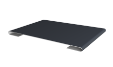 Планка стыковочная Grand Line 0,45 PE lite с пленкой RAL 7024 мокрый асфальт (2м)