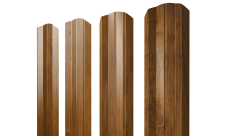 Штакетник М-образный A фигурный 0,45 Print-Double Elite Golden Wood