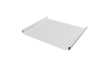 Кликфальц Pro Gofr Grand Line 0,5 Satin с пленкой на замках RAL 9003 сигнальный белый